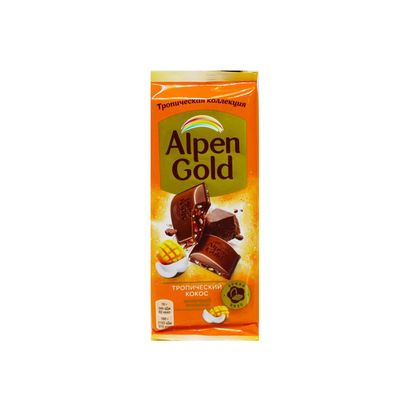 Альпен голд мол. тропический кокос 80г(21)